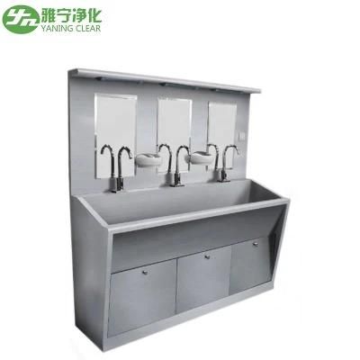 Yaning SUS304 Medical Wash Hand Sink Sensor Taps Faucet for Operation Room