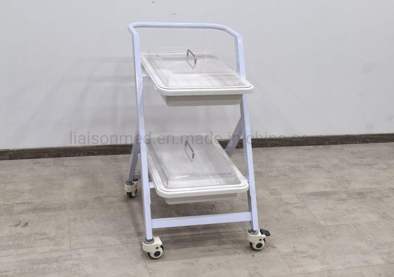 Mn-SUS019 Medical Treatment Nursing Cart Trolley Treatment Trolley for Hospital Use