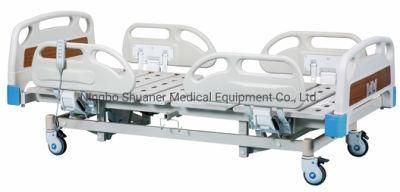 Shuaner-E-5b Cheap Price ICU Ward Room 5 Function Electric Hospital Bed Electronic Medical Bed for Patient