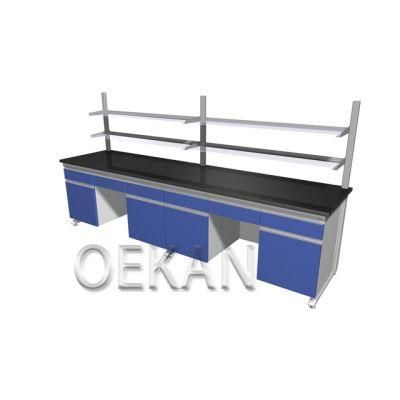 Oekan Hospital Laboratory Furniture Laboratory Side Table with Shelves