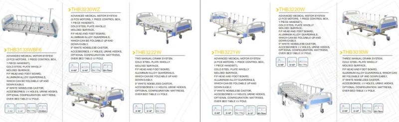 Luxury Medical Electric Clinic ICU Patient X-ray Hospital Bed