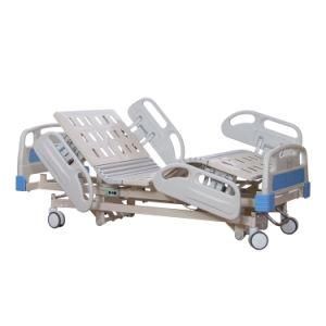 Three-Function Medical Hospital Nursing Care Electrical Automatic Examination Bed with Potty-Hole Moveable in-Bed Toilet