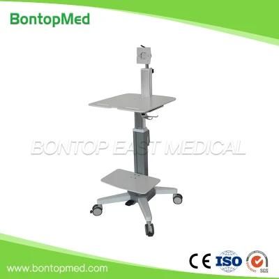 OEM ODM Medical Computer/Laptop/Tablet/Ultrasound/ECG Simple Ward Checking Trolley/Cart