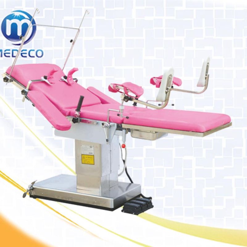 Hydraulic Electrical Control Female Gynecological Obstetric Birth Bed