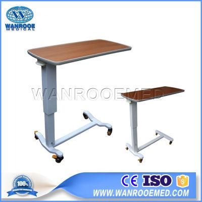 Bdt001A Hospital Folding Adjustable Over Patient Bed Dining Table