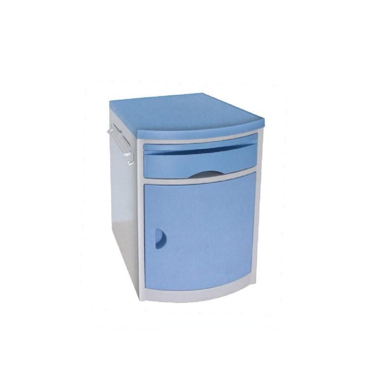 Medical Equipment Hospital Bedside Cabinet with Drawer and Door