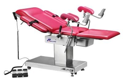 Electric and Hydraulic Auto Functional Gynecological Obstetric Table Delivery Bed