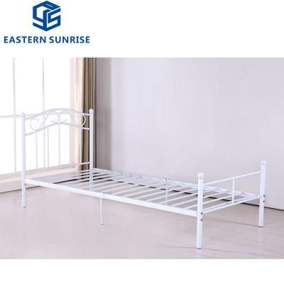 Bedroom Use Comfortable Metal Single Bed