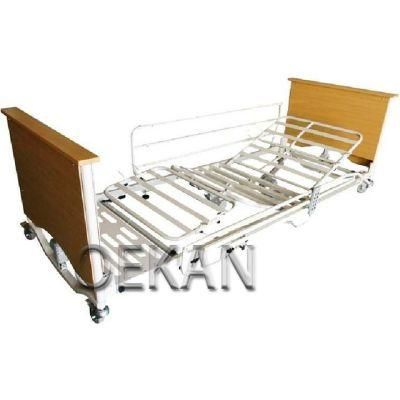 Hospital Patient Wood Folding Adjustable Bed Medical Electric Care Nursing Bed