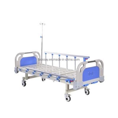 Hospital Bed House and Nursing Use Metal Mobile Patient Hospital Bed