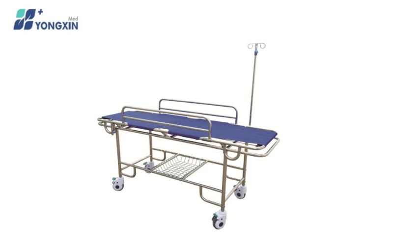 Yx-3 Stainless Steel Stretcher Patient Trolley
