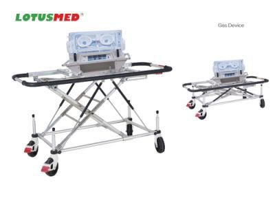 Lotusmed-Stretcher-010133-D (Gas Device) Aluminum Alloy Automatic Stretcher Incubator Trolley