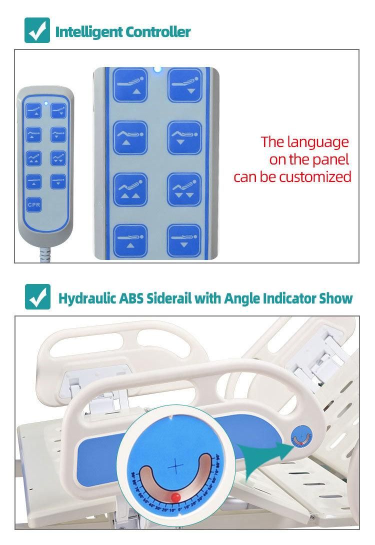 Elctric 3 Functions Hospital Bed with High Quality