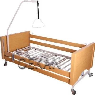 Hospital Furniture Five-Funtion Nursing Care Electric Patient Bed Medical Folding Adjustable Bed