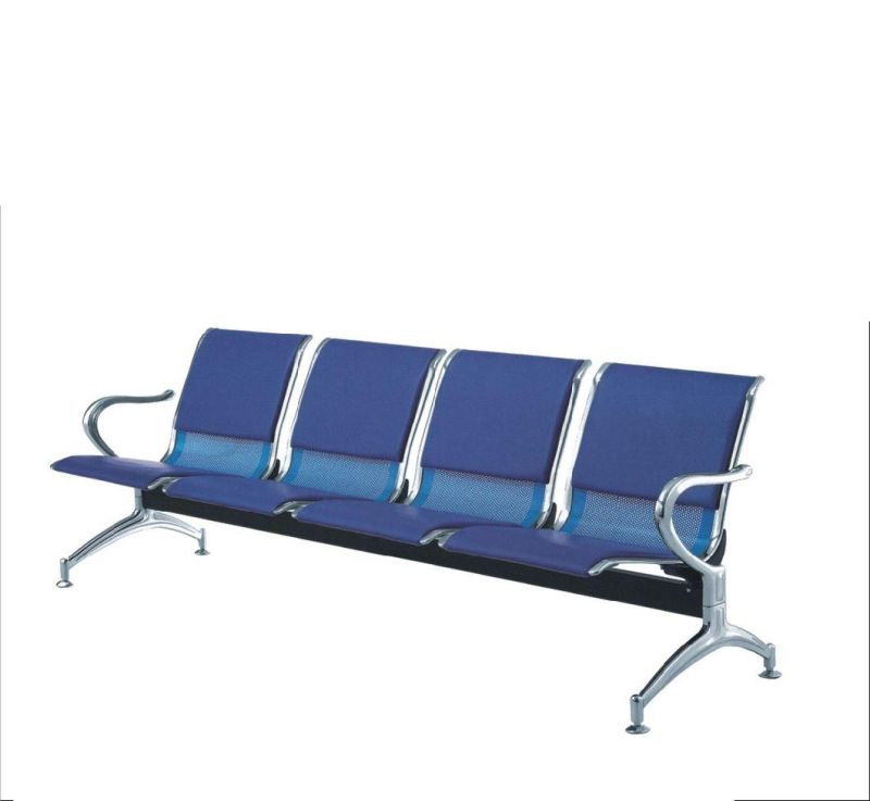 4 Seats PU Leather Waiting Chair Airport Chair Hospital Chair Public Waiting Chair (YA-22)