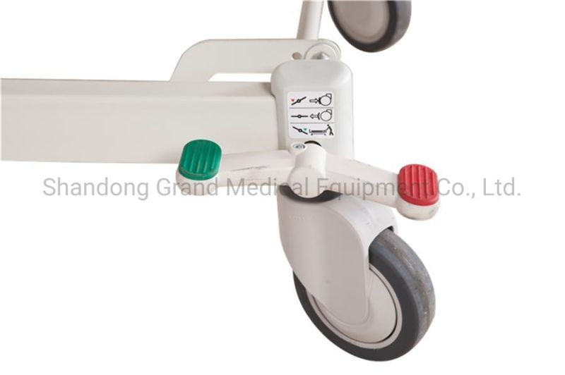 Hot Selling Factory Price Hospital Bed ABS Head Board 3 Function 3 Cranks Manual Nursing Bed