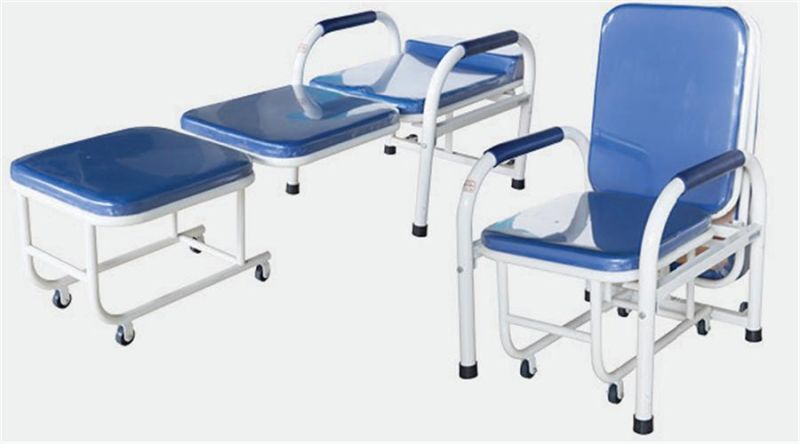 Hospital Medical Portable Comfortable PU Stainless Steel Transfusion Chair/Infusion Chair for Patient