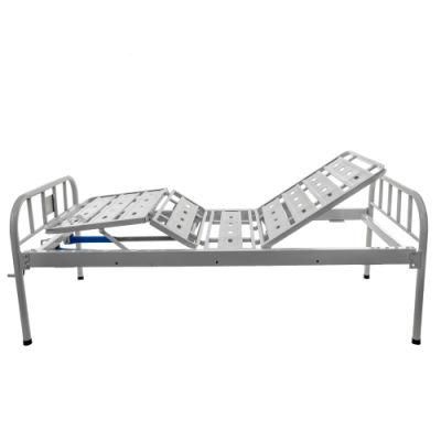 CE Marked Adjustable Simple Manual Hospital Patient Sleep Bed B05-1