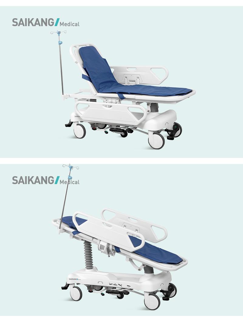 Skb041-2 Professional Team Durable Patient Transport Trolley