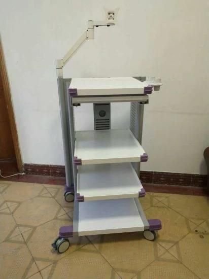 Factory Medical Mobile Hospital Computer Desk Workstation Mobile Cart