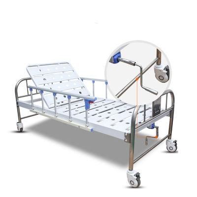 Hot Sale Hospital Equipment Multi-Function Manual Hospital Bed with CE Approved