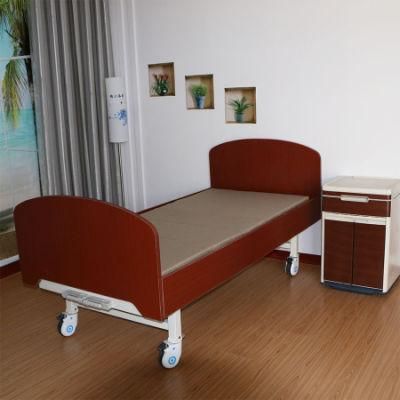 Two Function Household Nursing Bed with Compressed Wooden Bed-Head