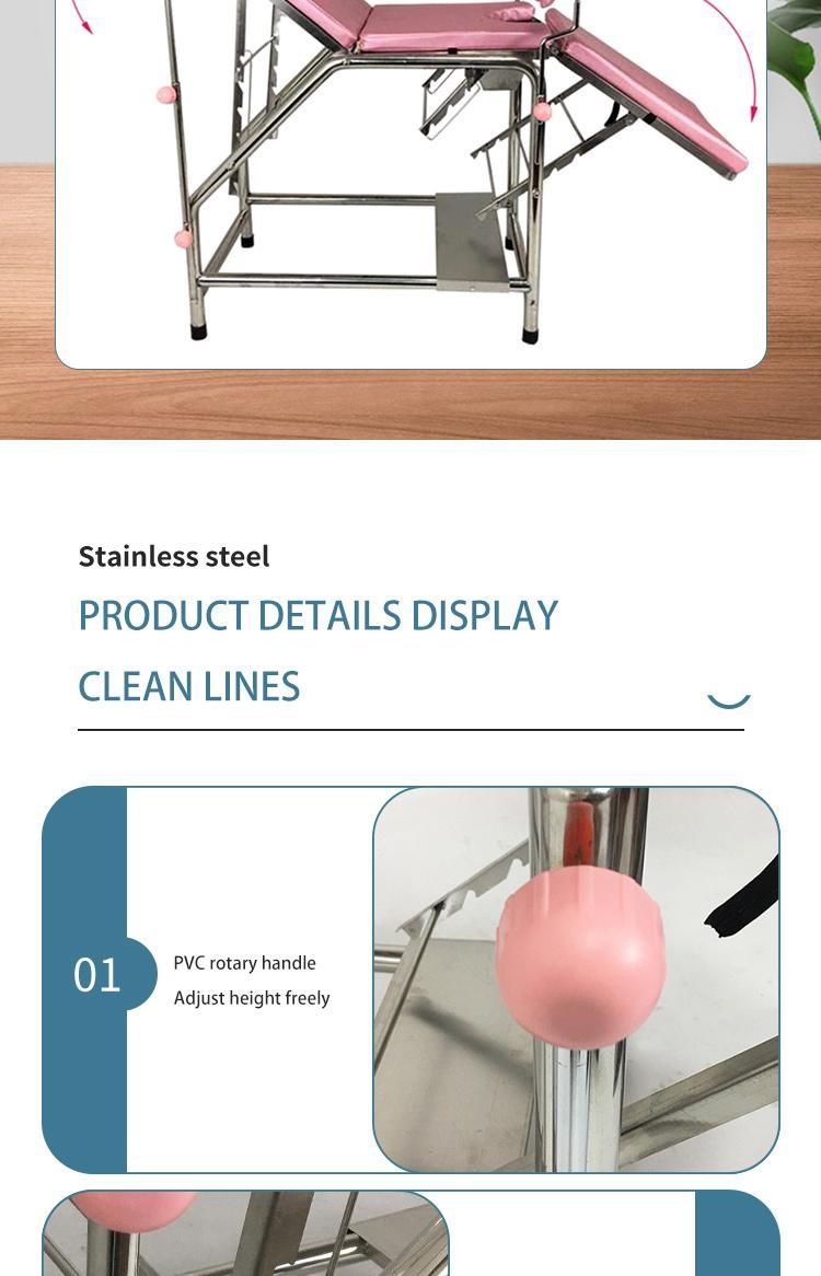 Hospital Equipment Use Gynecological Bed Xt1108-a