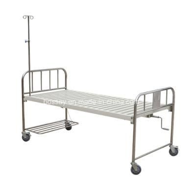 Manual 1 Crank Hospital Beds Simple Beds for Patient (BS-816)