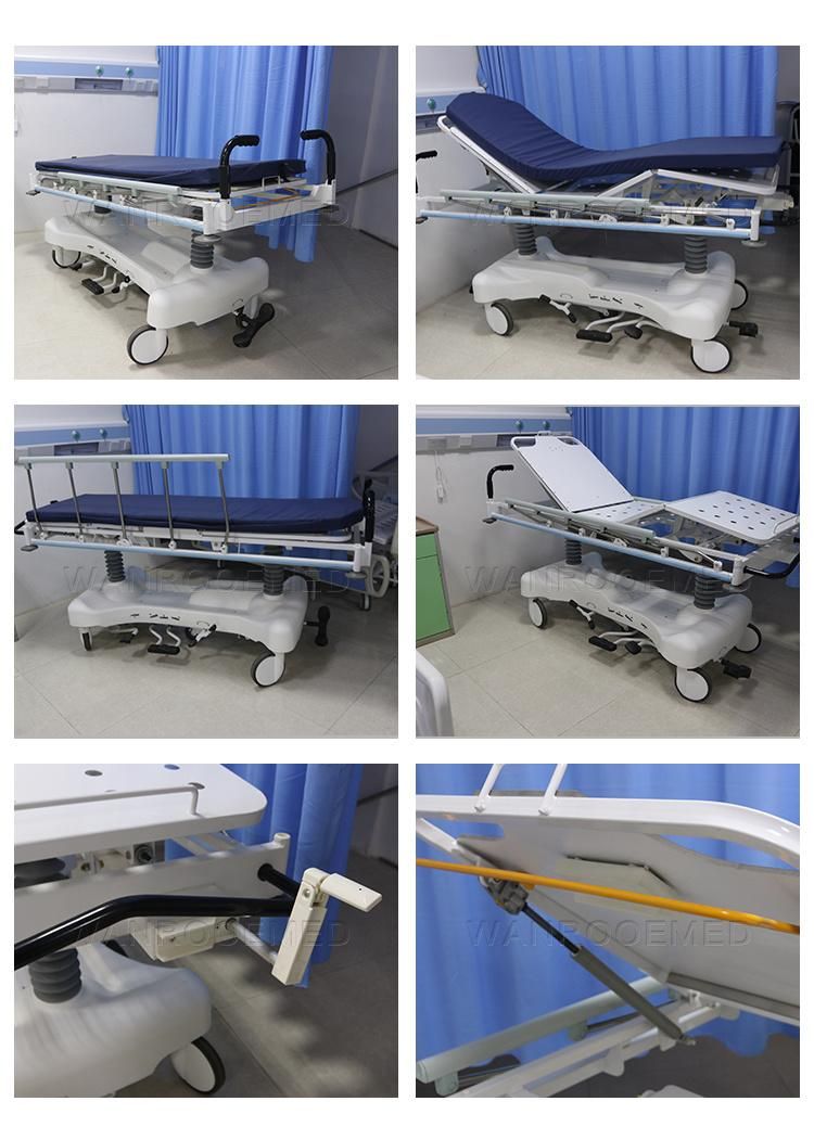 Bd111b Hospital Medical Equipment Adjustable Patient Transport Emergency Hydraulic Stretcher