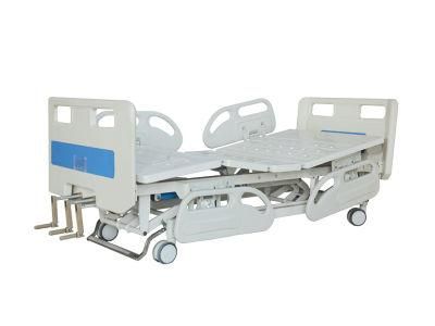 Medical Furniture Metal Bed Cama Clinica ABS 2 Crank 3 Function ICU Nursing Hospital Bed for Patients