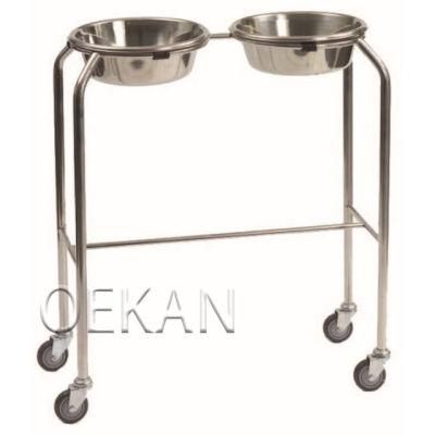 Oekan Hospital Furniture Stainless Steel Medicine Exchanging Trolley