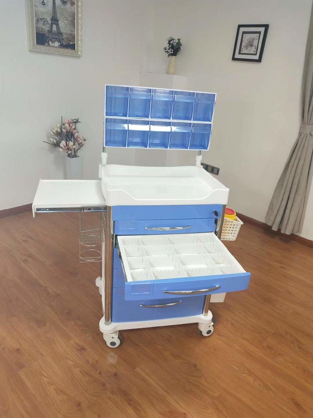 Medical ABS Transfusion Trolley Carts Hospital Furniture (SLV-ITT67516D)