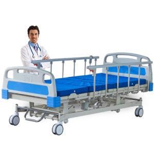 Factory Prices Adjustable Backrest Lifting Antibiosis Mattress Bed Electric Hospital Bed
