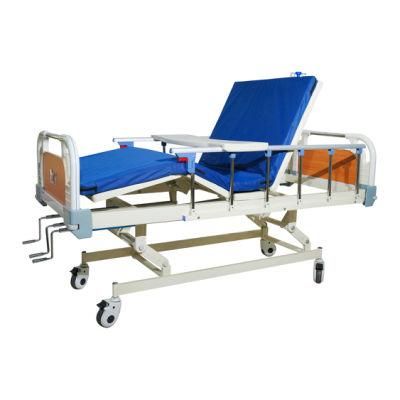 Compound Bed Head and Foot Hospital Equipment 3 Function Nursing Bed