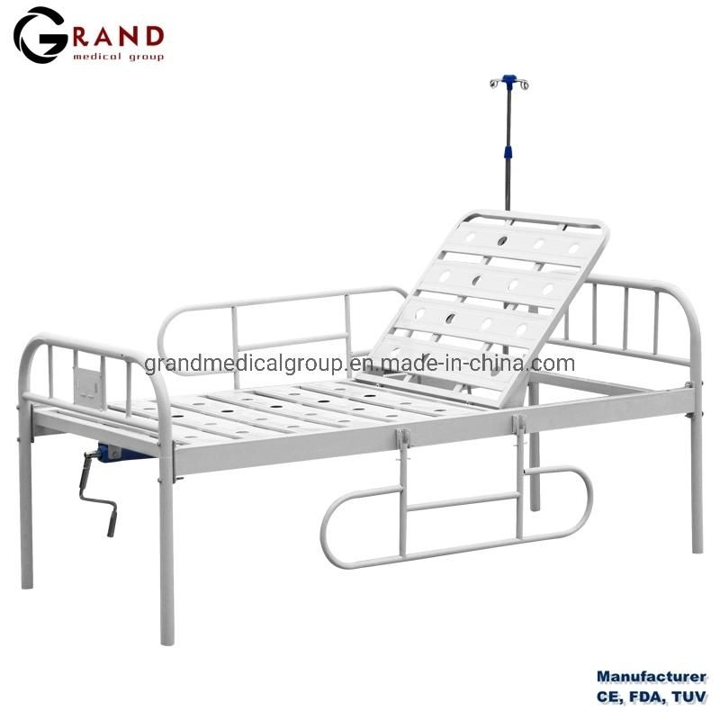 Wholesale Economic Medical 2 Crank Patient Clinic Manual Hospital Medical Bed for Sick