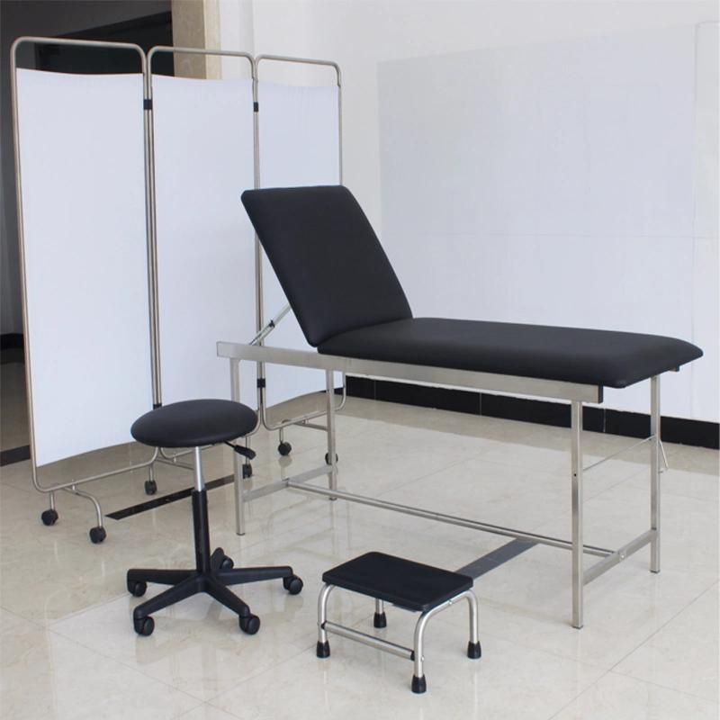 HS5606 Double Layer Stainless Steel Footstool Hospital Clinic Two Steps Foot Stool