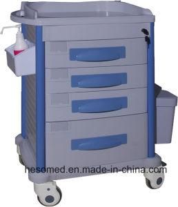 HS-PMT006B4 Medical Supplies ABS Medicine Emergency Trolly