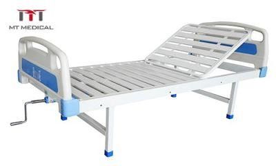 China Professional Product ABS Manual Adjustable 1-Crank Hospital Bed