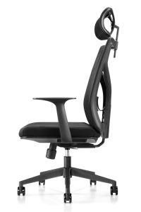 Ergonomic Design Lumbar Supported High Back Mesh Office Chair with Adjustable Headrest