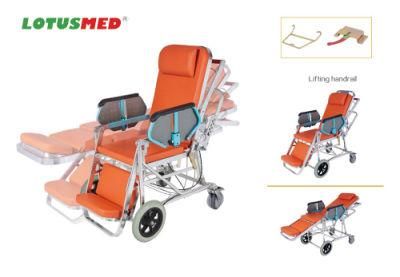 Lotusmed-Stretcher-010132b Aluminum Alloy Full Automatic Wheelchair Stretcher with Varied Position