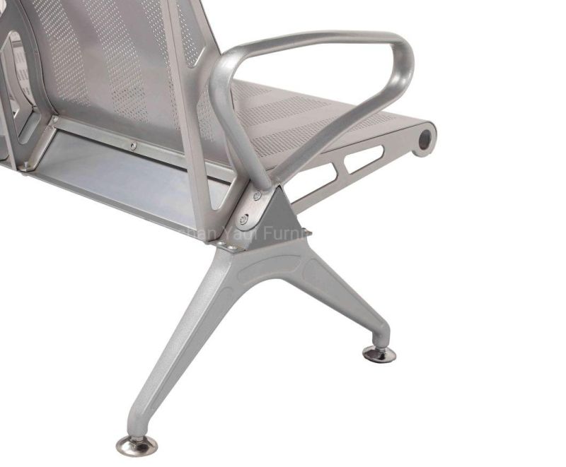 Hospital Metal Waiting Chair Airport Bench Chair Bank Seating (YA-J108)
