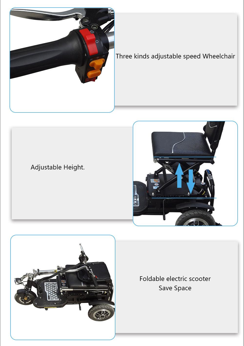 New Design Amazon Hot Sale Disabled Mobility Scooter for Handicapped