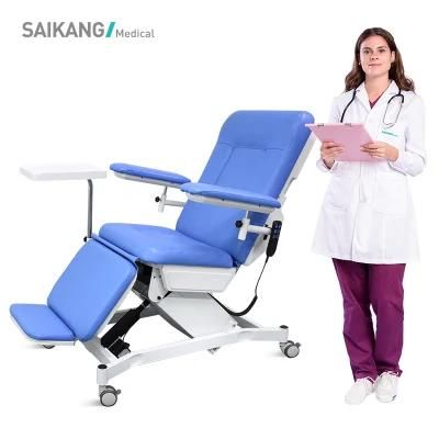 Ske-180 Saikang EEG Chair ECG Chair Comfortable Hospital 3 Function Adjustable Electric Reclining Dialysis Chair Price