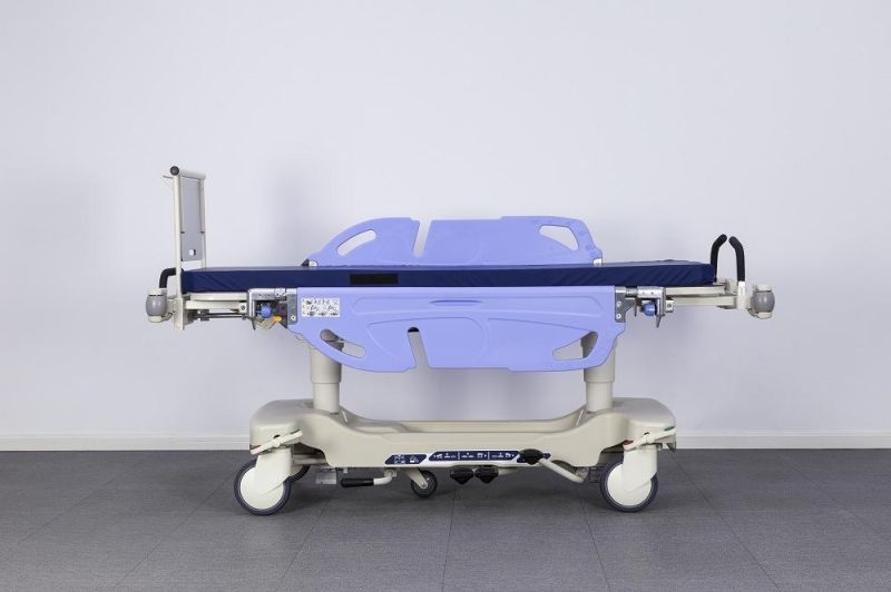 Manual Hospital ABS Patient Transfer Trolley Stretcher for Emergency Room