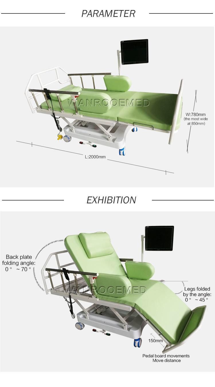 Bxd188b Gynecology Equipment Electric Hospital Blood Collection Donation Drawing Chair