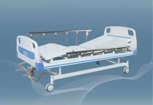 Hot Sale Hospital Three Cranks Medical Manual Nursing Beds/ Hospital Furniture