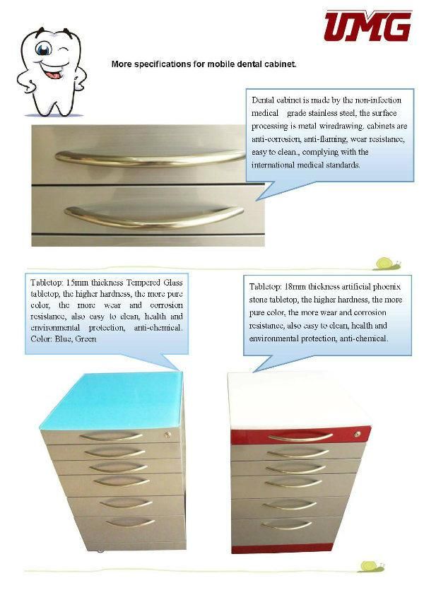 High Quality Professional Dental Cabinet with Drawer