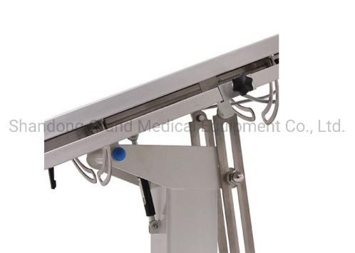 Veterinary Instrument Animal Equipment Vet Electric Veterinary Surgery V Type Operating/Operation Examination Table with Four Castors