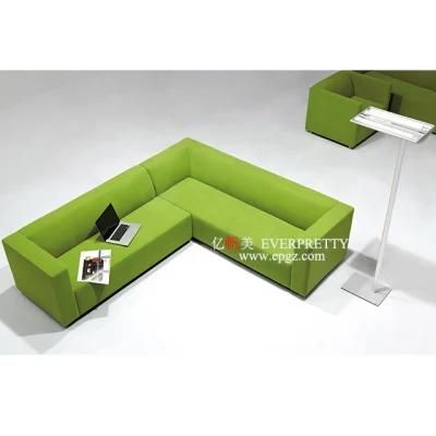 Comfortable Hospital Furniture L-Shaped Sofa in Public Waiting Area