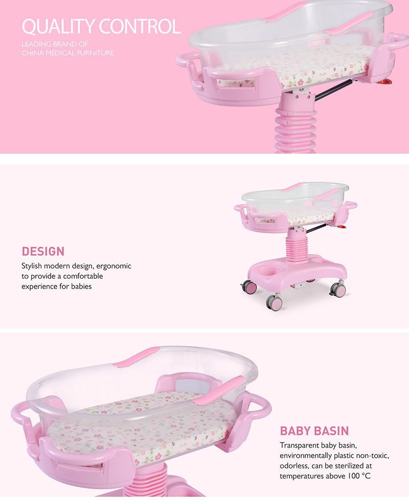 Hospital ICU Luxury Baby Basin New Baby Cart Infant Bed Baby Cot